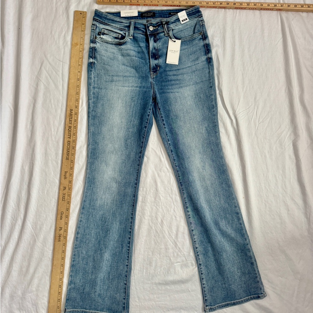Judy Blue Mid Rise Boot Cut Size 11 30 denim jeans - Picture 3 of 4